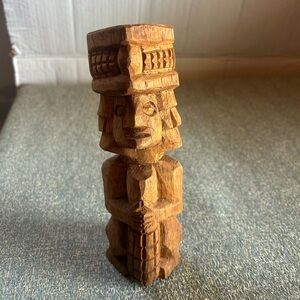 Hand-Carved Wooden Figurine